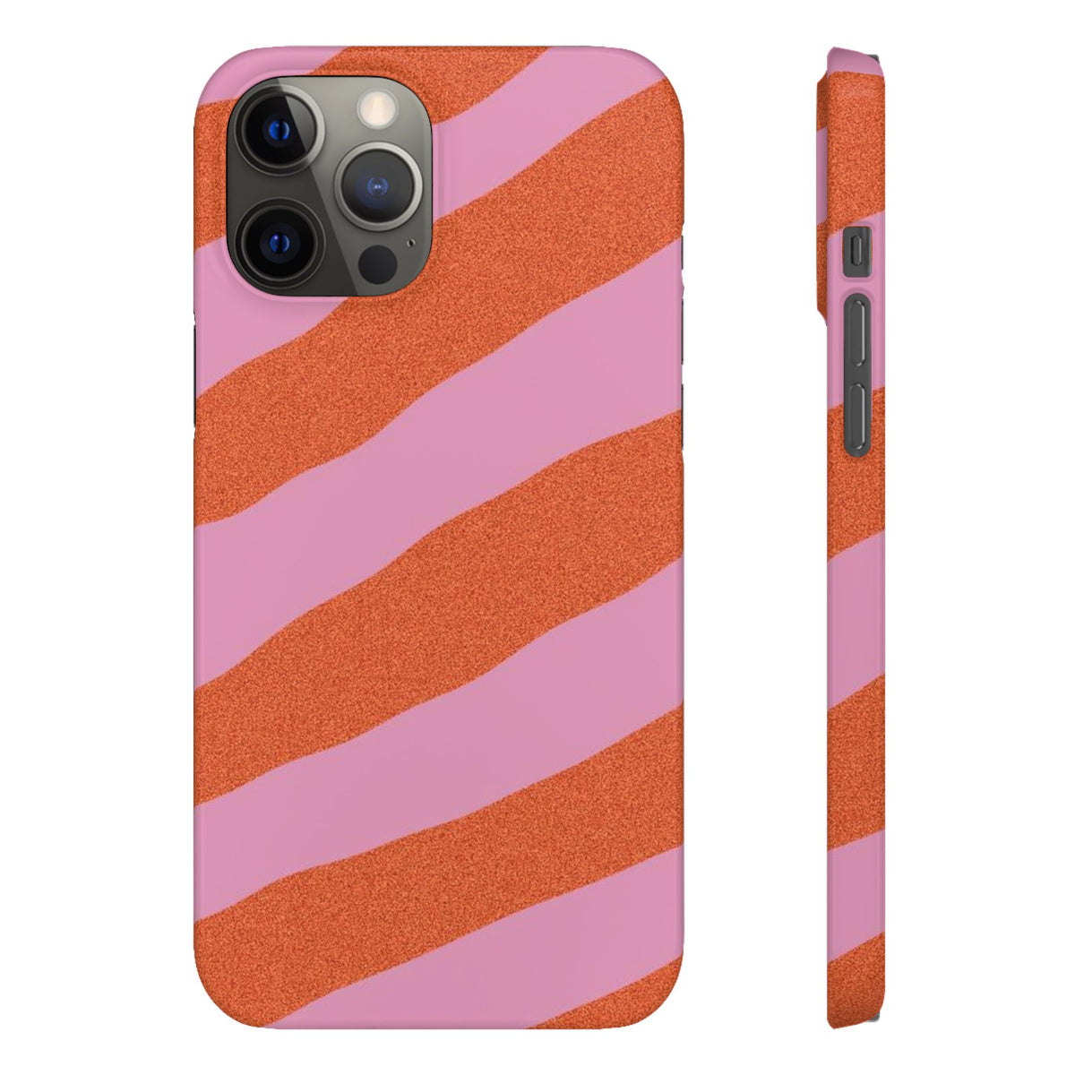 Slim Case – Orange and Pink Lines