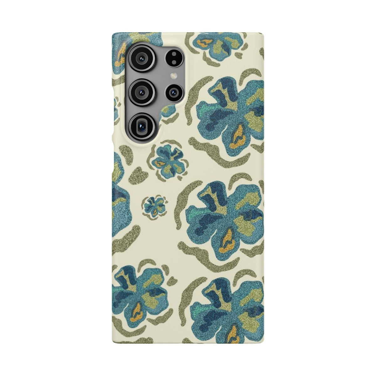 Slim Case – Blue Flowers