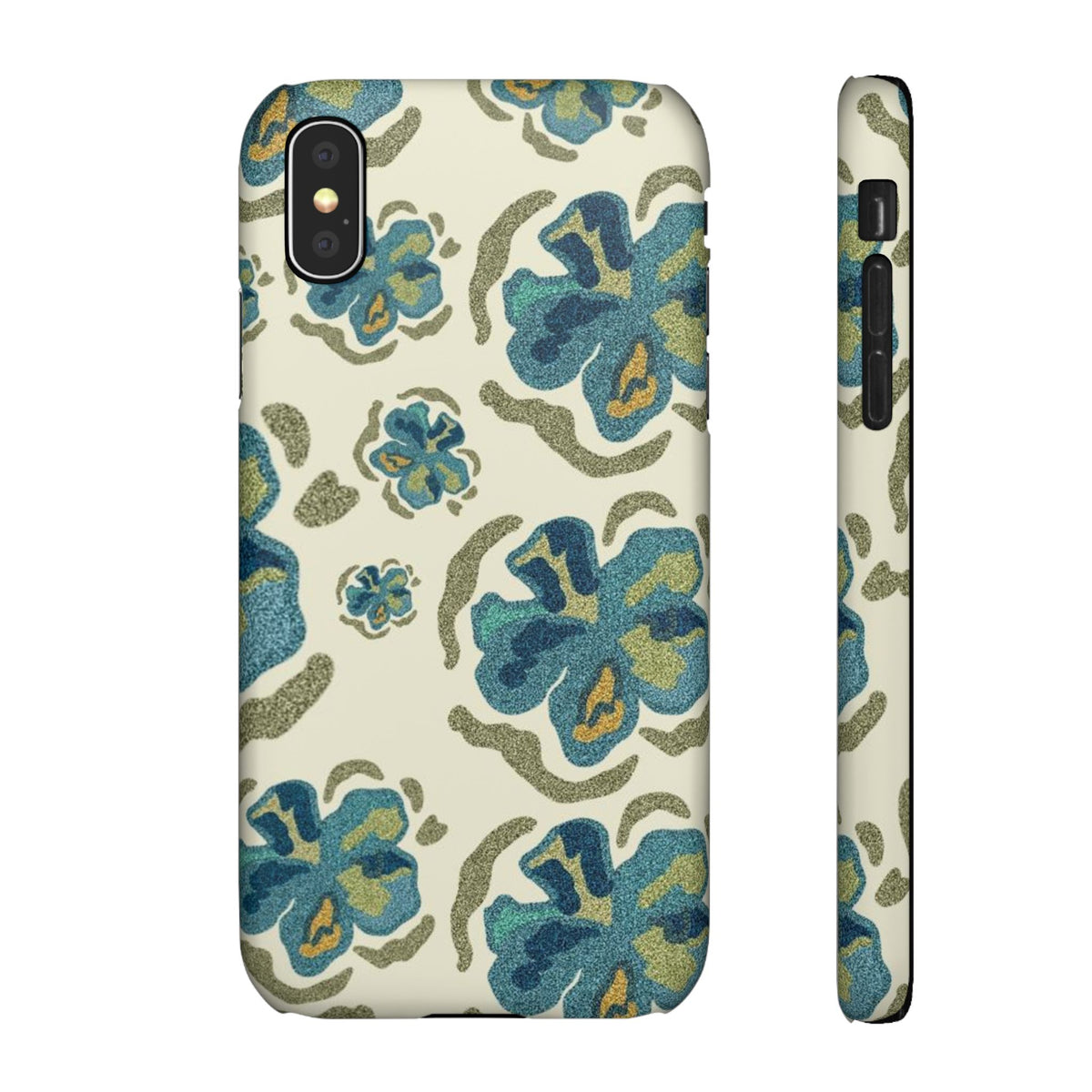 Slim Case – Blue Flowers