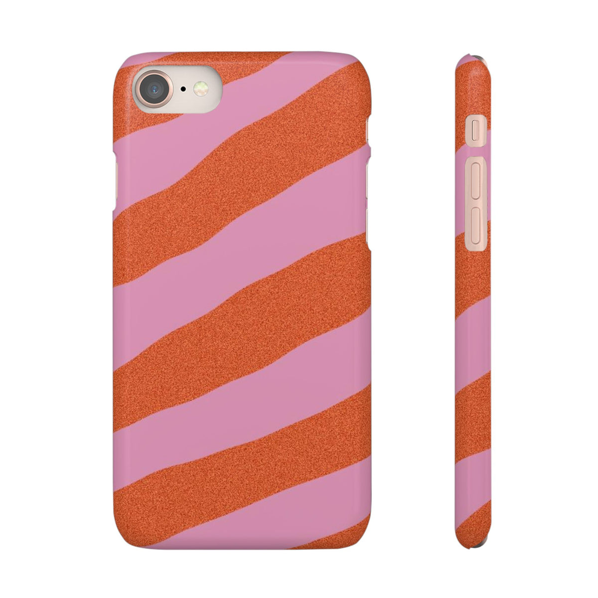 Slim Case – Orange and Pink Lines