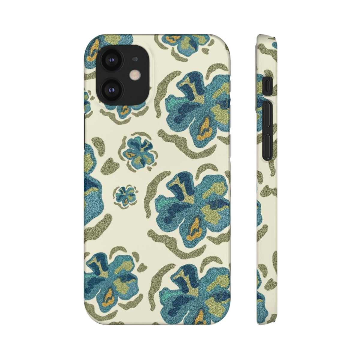 Slim Case – Blue Flowers