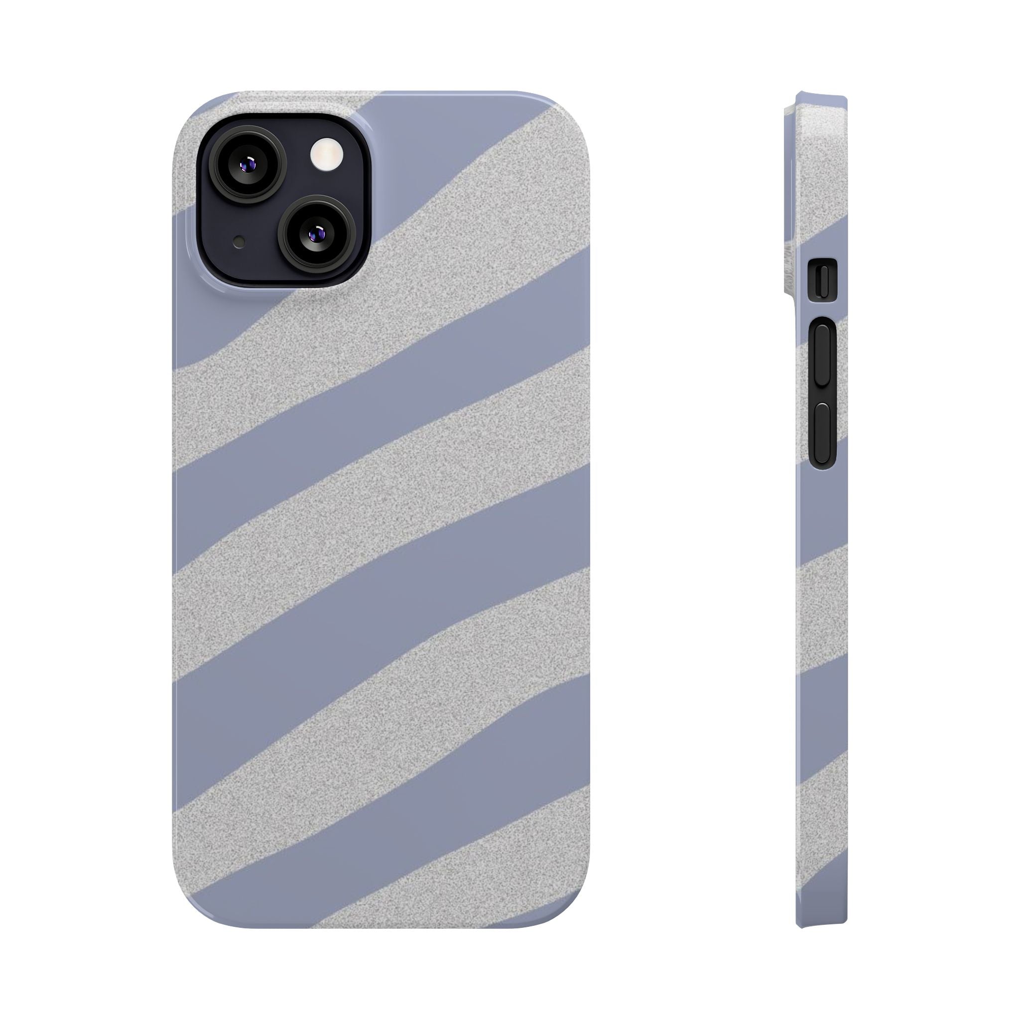 Custom Case (Light Blue Lines)