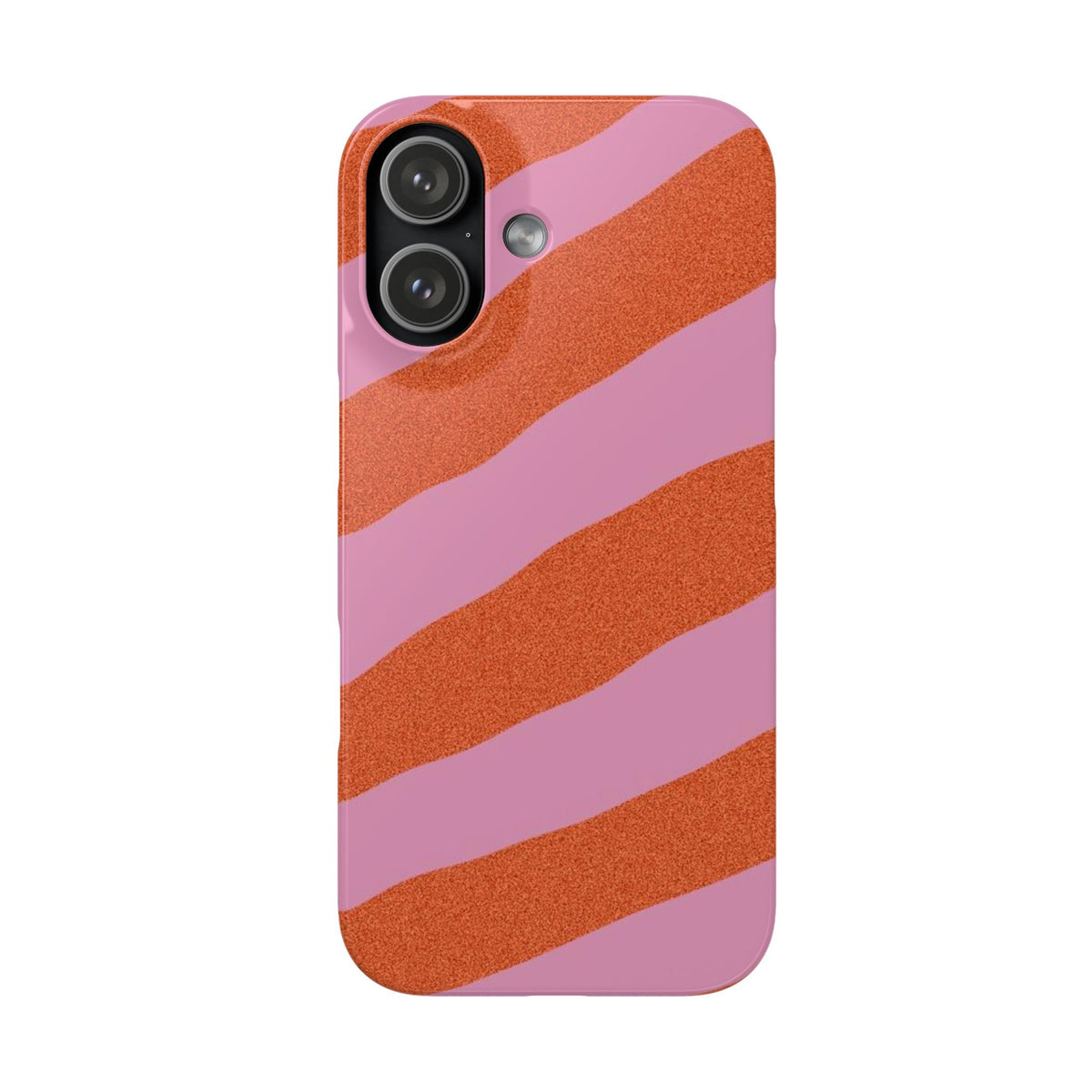 Slim Case – Orange and Pink Lines