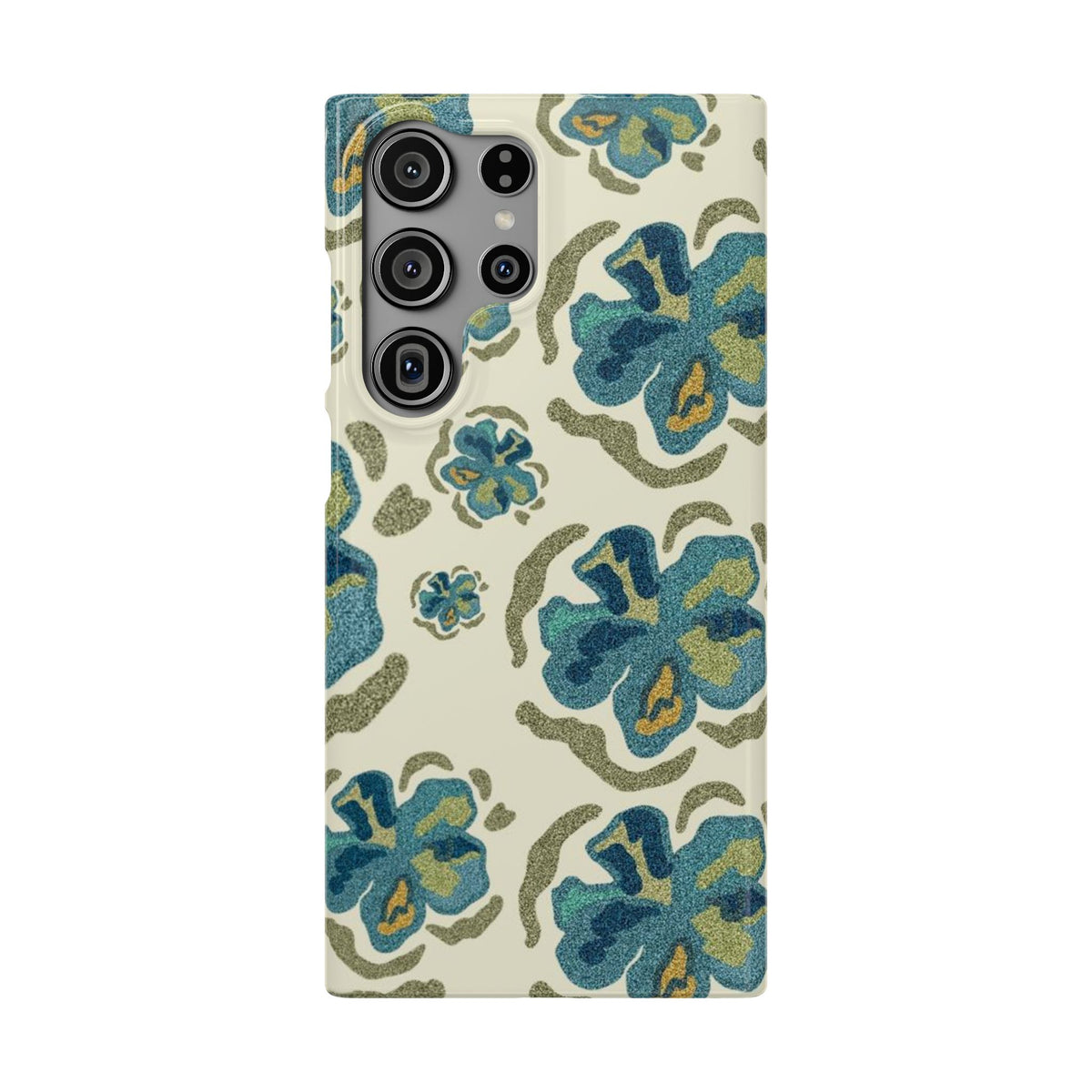 Slim Case – Blue Flowers