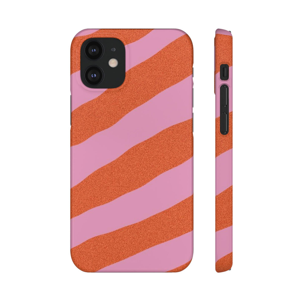 Slim Case – Orange and Pink Lines