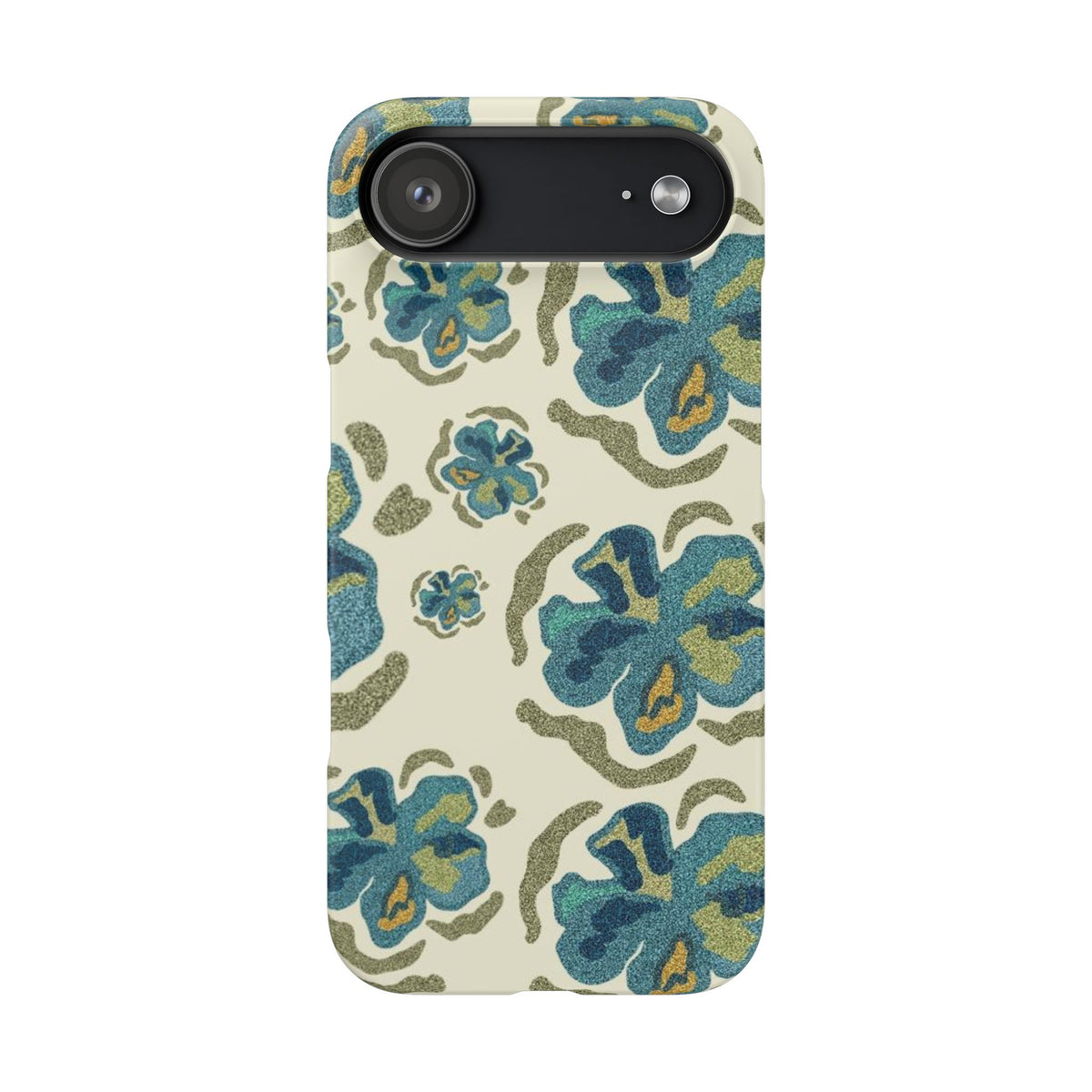 Slim Case – Blue Flowers