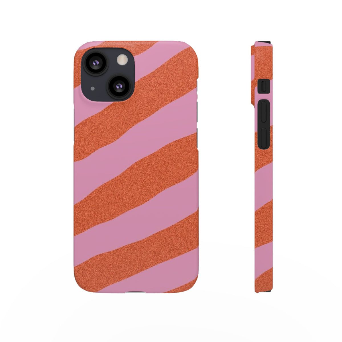 Slim Case – Orange and Pink Lines