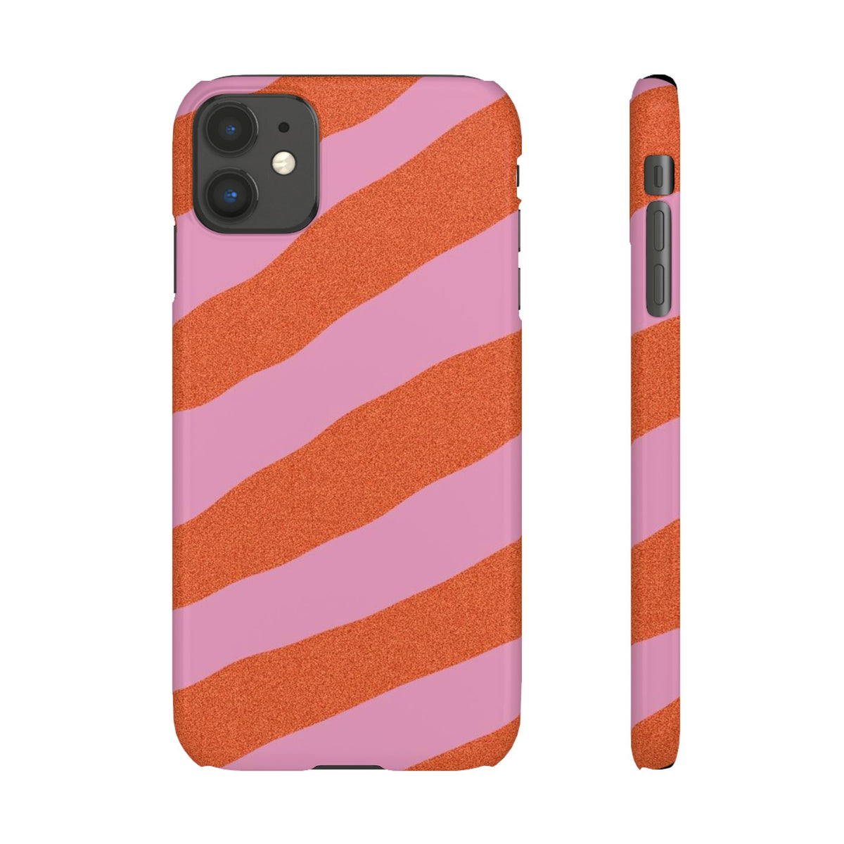 Slim Case – Orange and Pink Lines