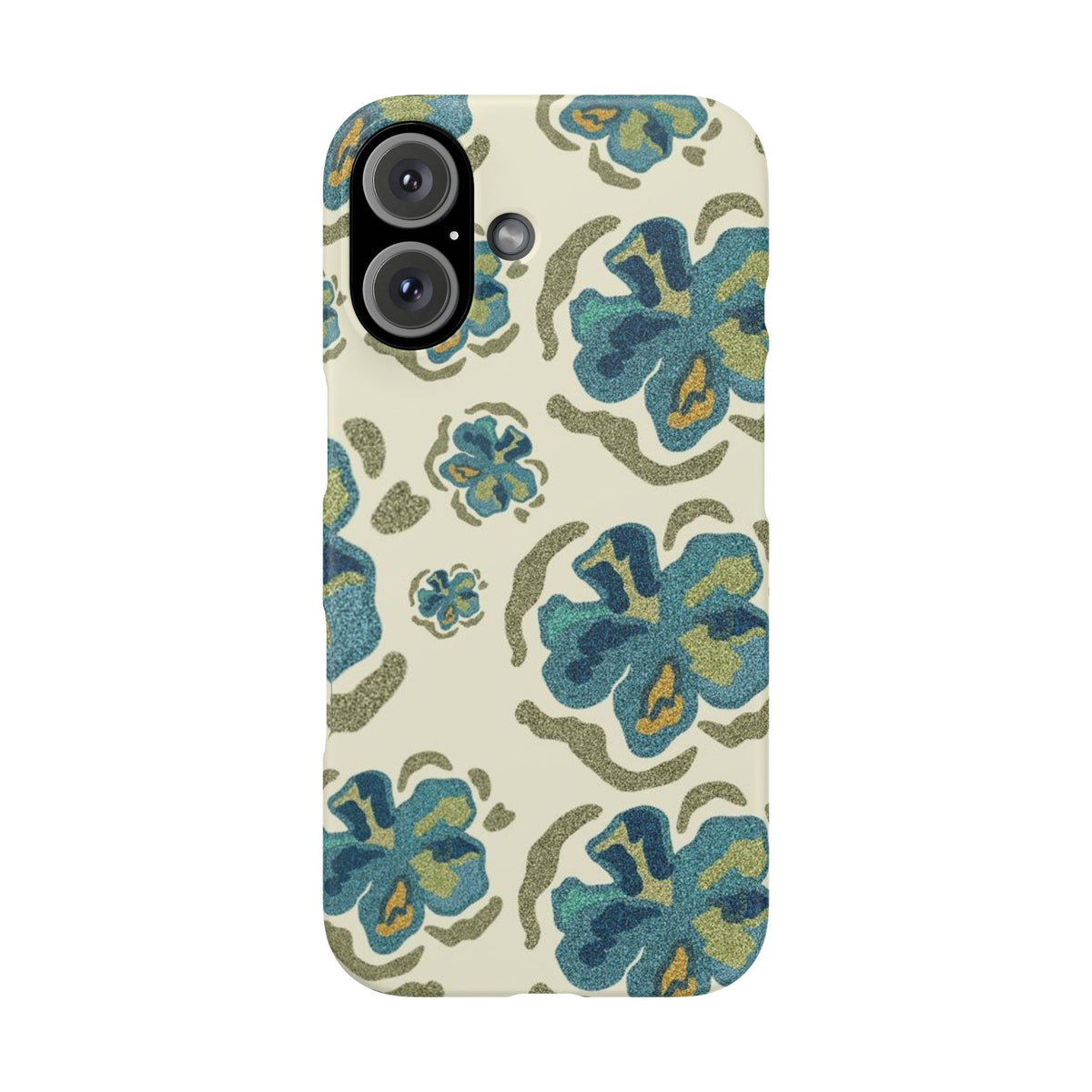 Slim Case – Blue Flowers