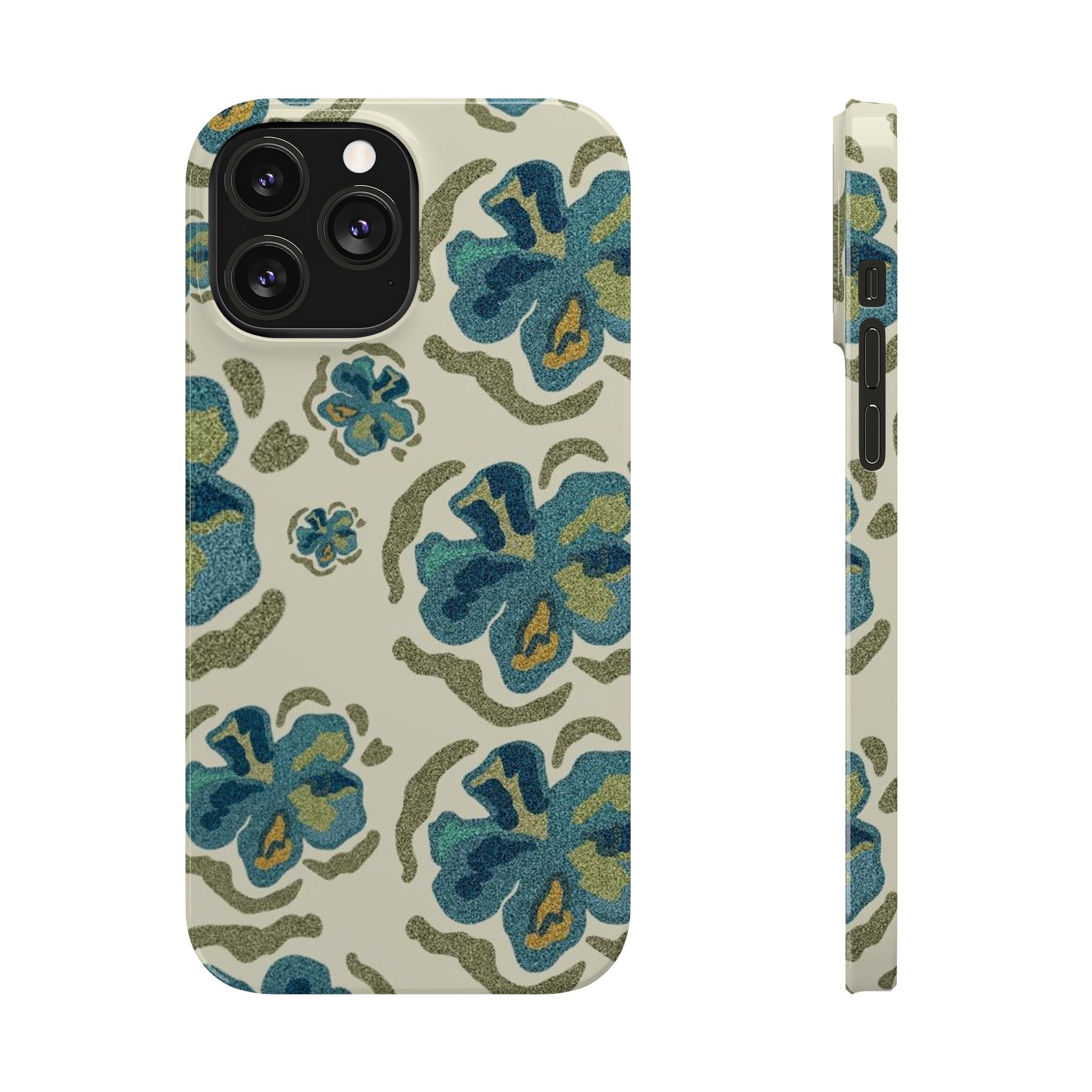 Custom Case (Blue Flowers)