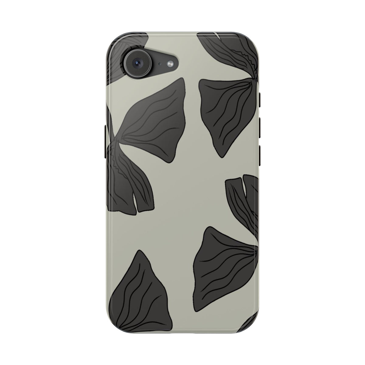 Magnetic Phone Case (Black Petals)