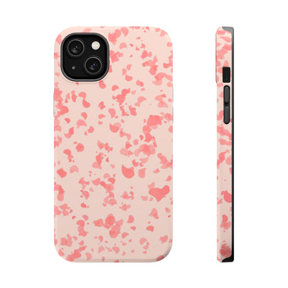 Phone Case (Pink Leaves)