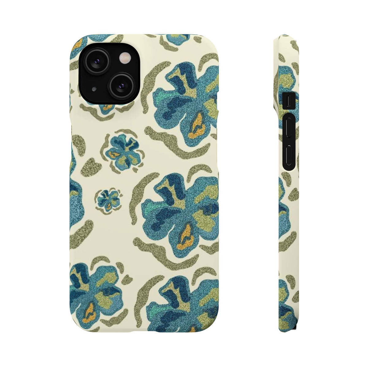 Slim Case – Blue Flowers