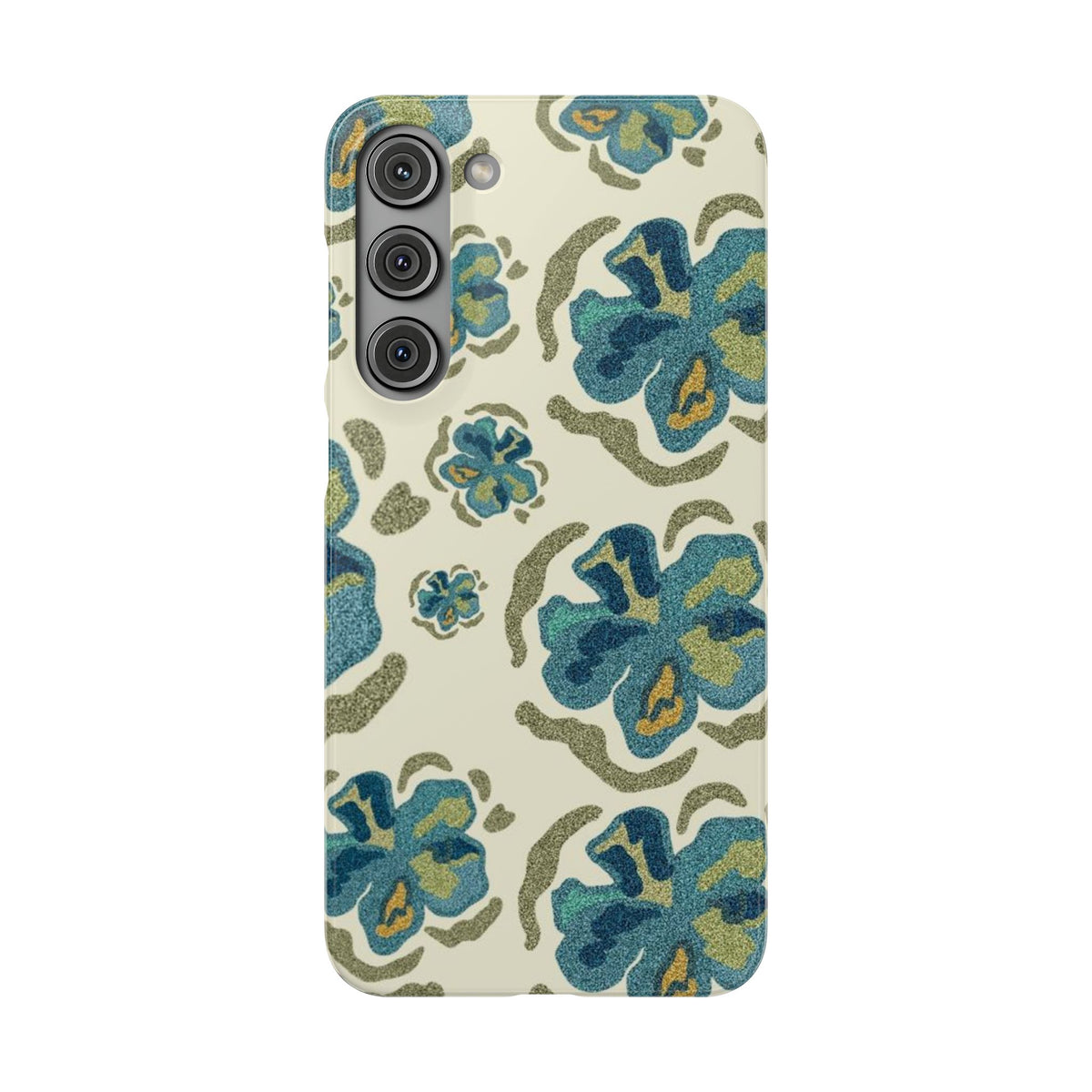 Slim Case – Blue Flowers