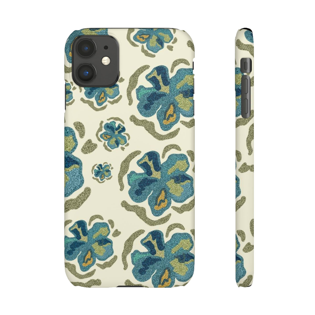 Slim Case – Blue Flowers