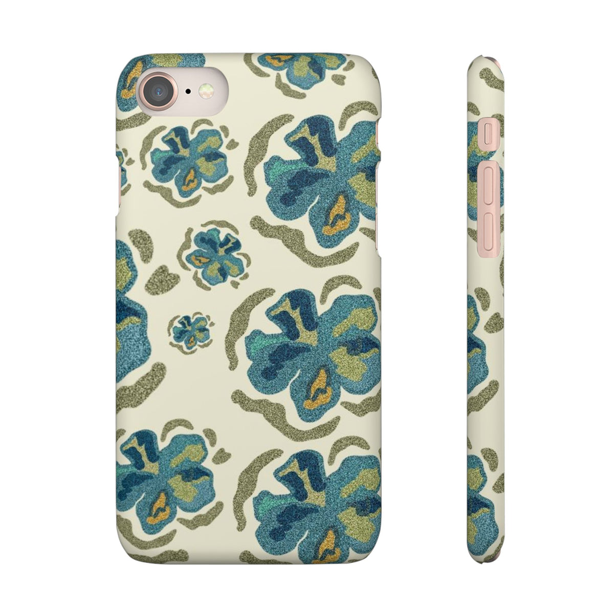 Slim Case – Blue Flowers
