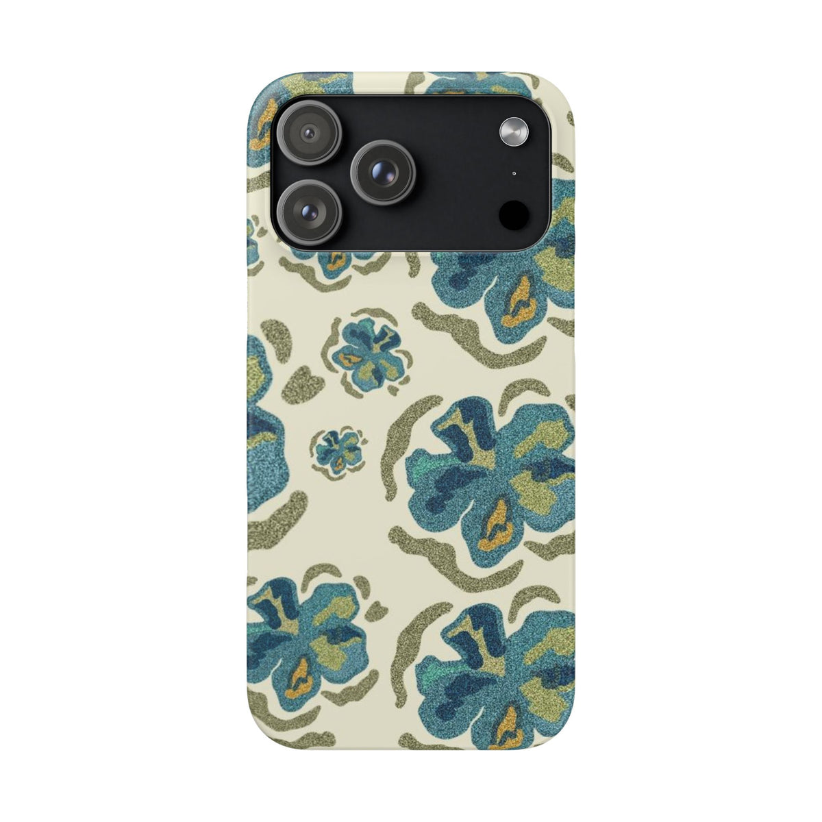 Slim Case – Blue Flowers