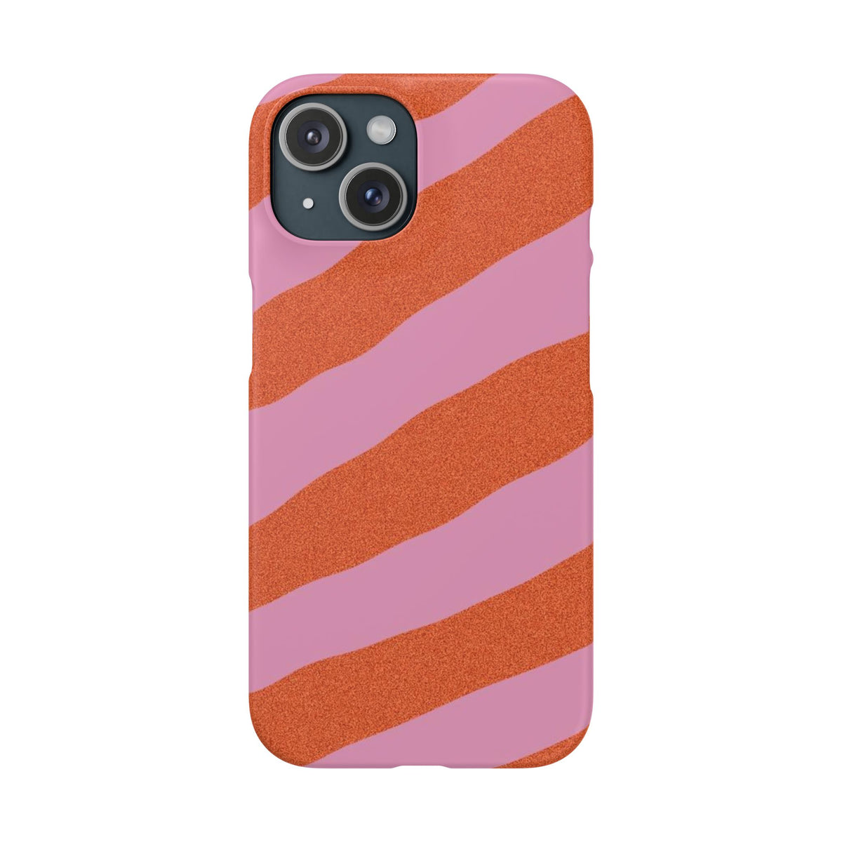 Slim Case – Orange and Pink Lines