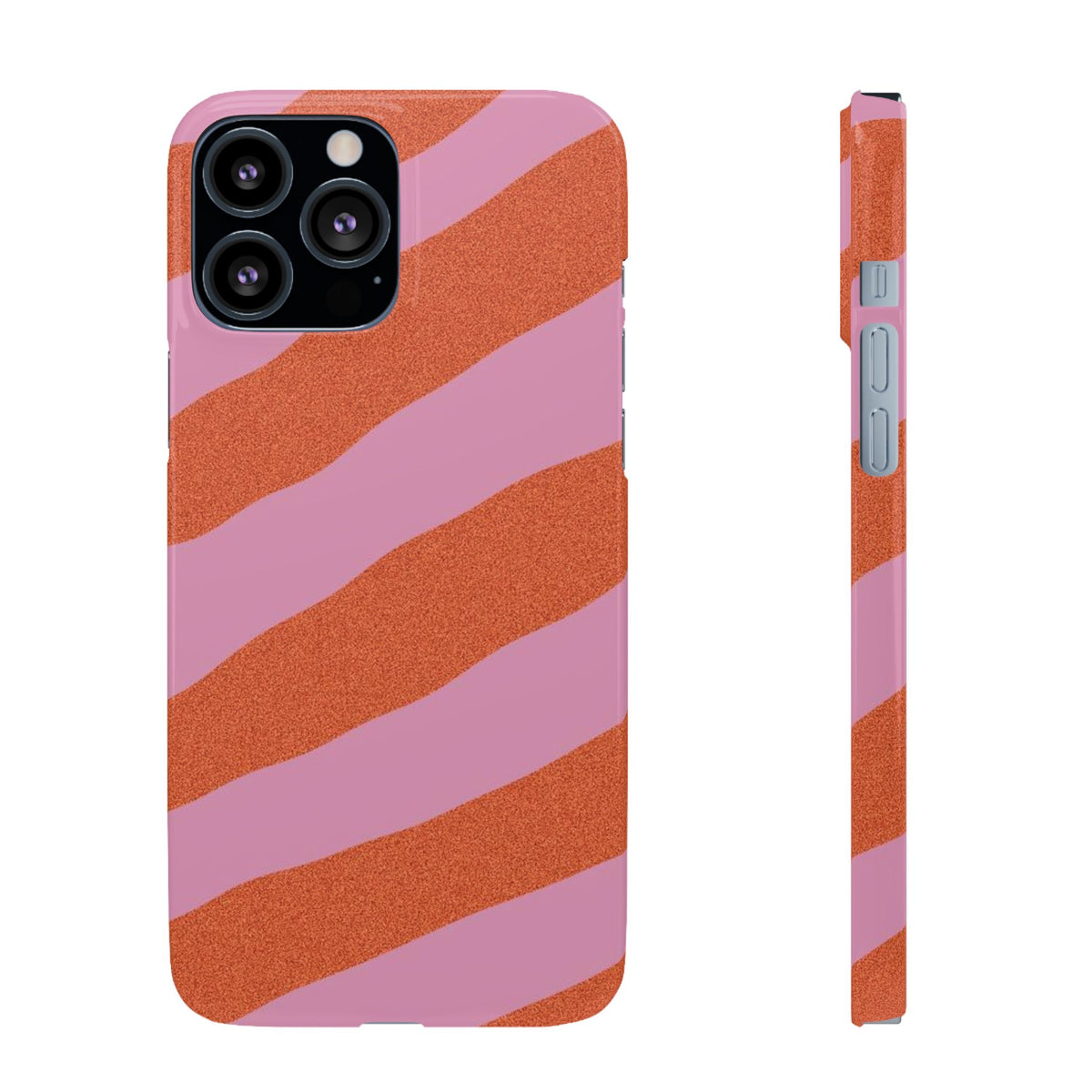 Slim Case – Orange and Pink Lines