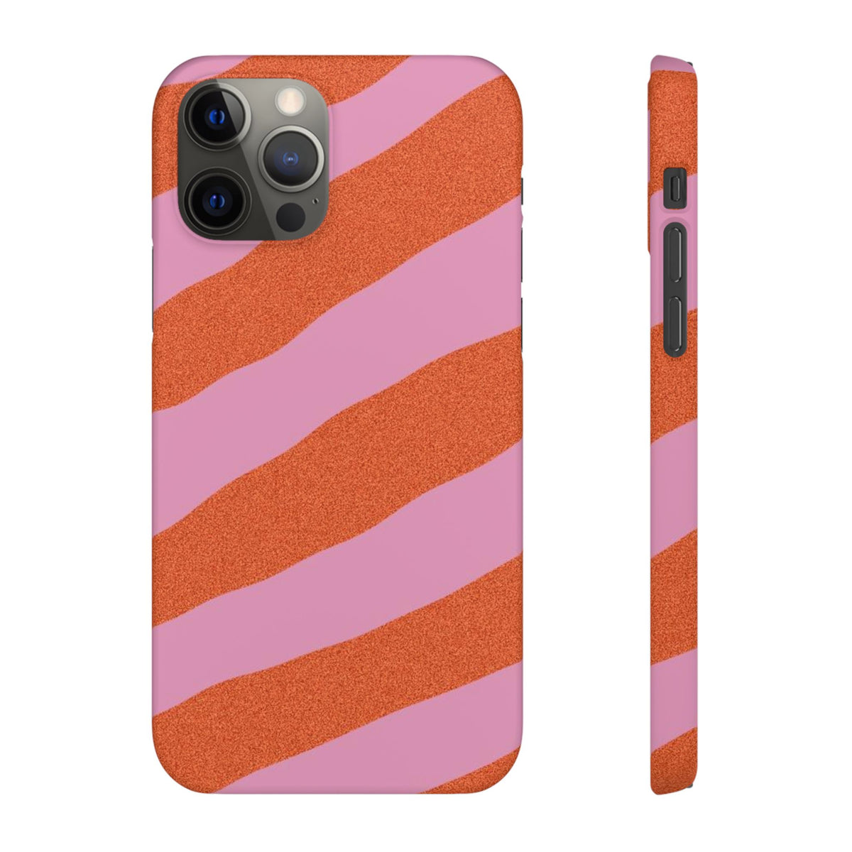 Slim Case – Orange and Pink Lines