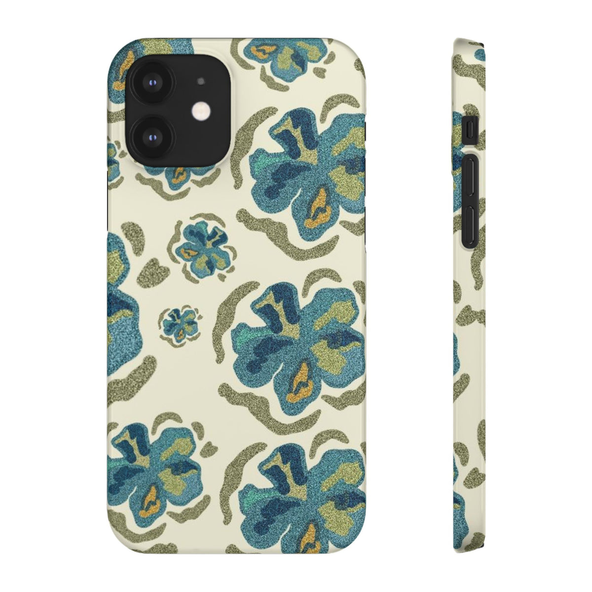 Slim Case – Blue Flowers
