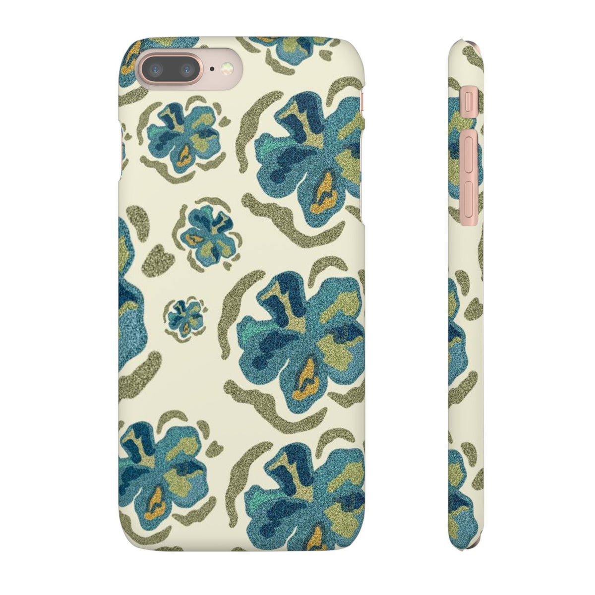 Slim Case – Blue Flowers