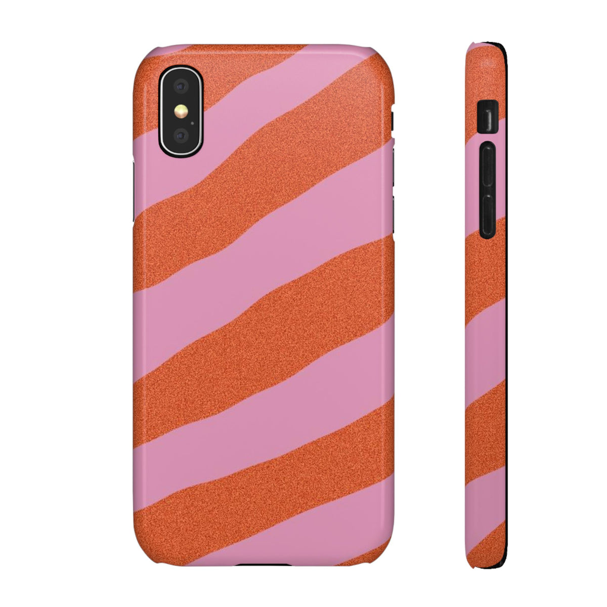 Slim Case – Orange and Pink Lines