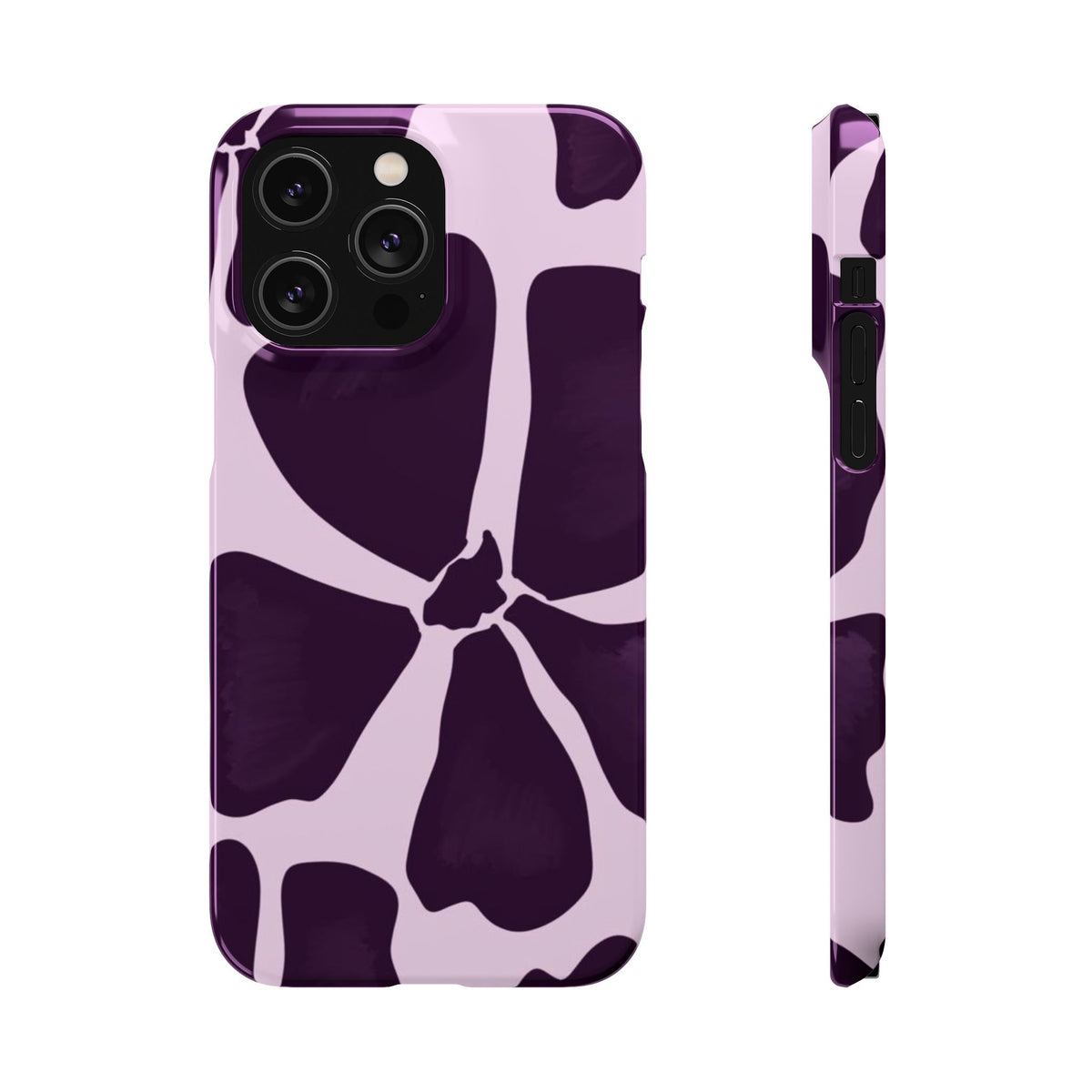 Slim Case – Purple Flower