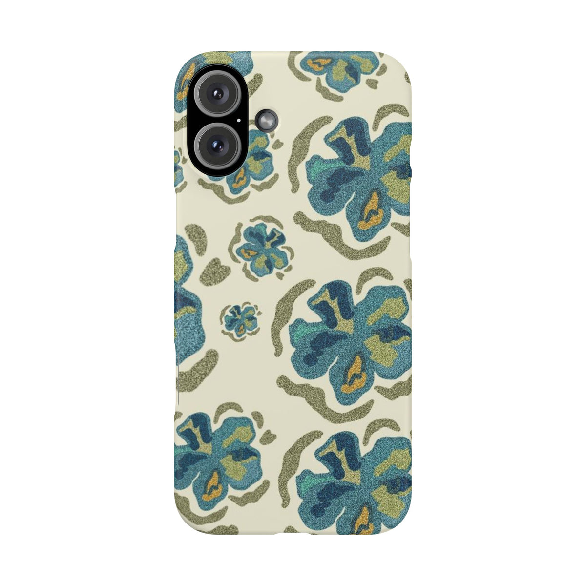 Slim Case – Blue Flowers