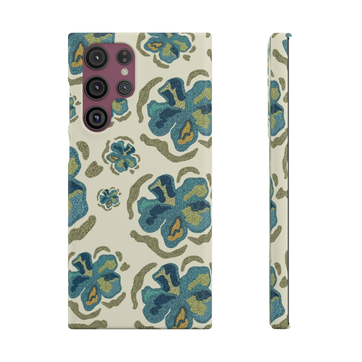 Slim Case – Blue Flowers