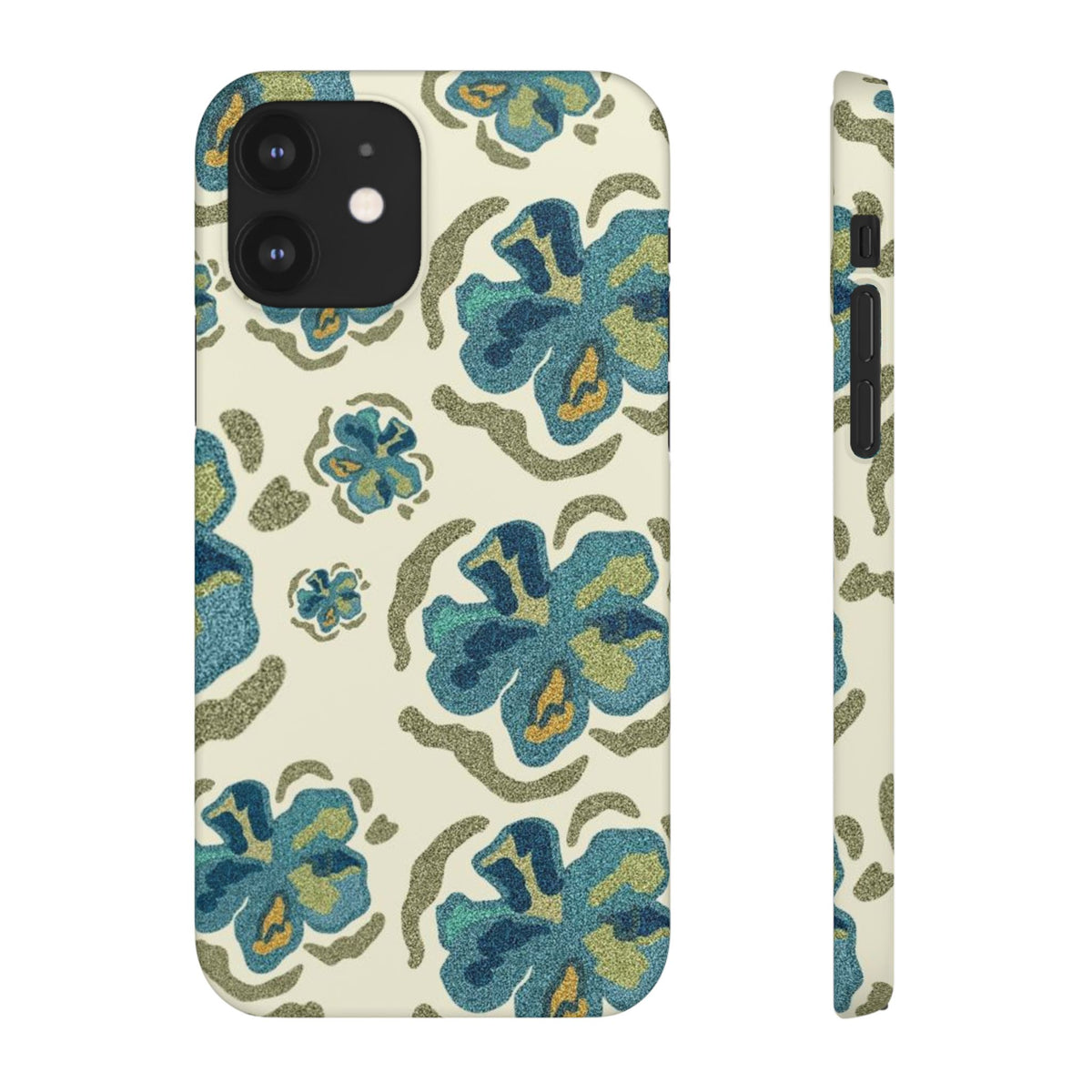 Slim Case – Blue Flowers