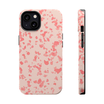 Phone Case (Pink Leaves)