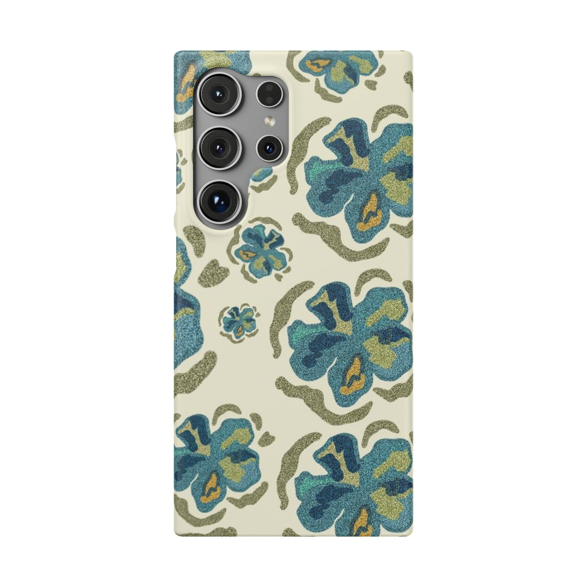 Slim Case – Blue Flowers
