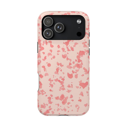 Phone Case (Pink Leaves)