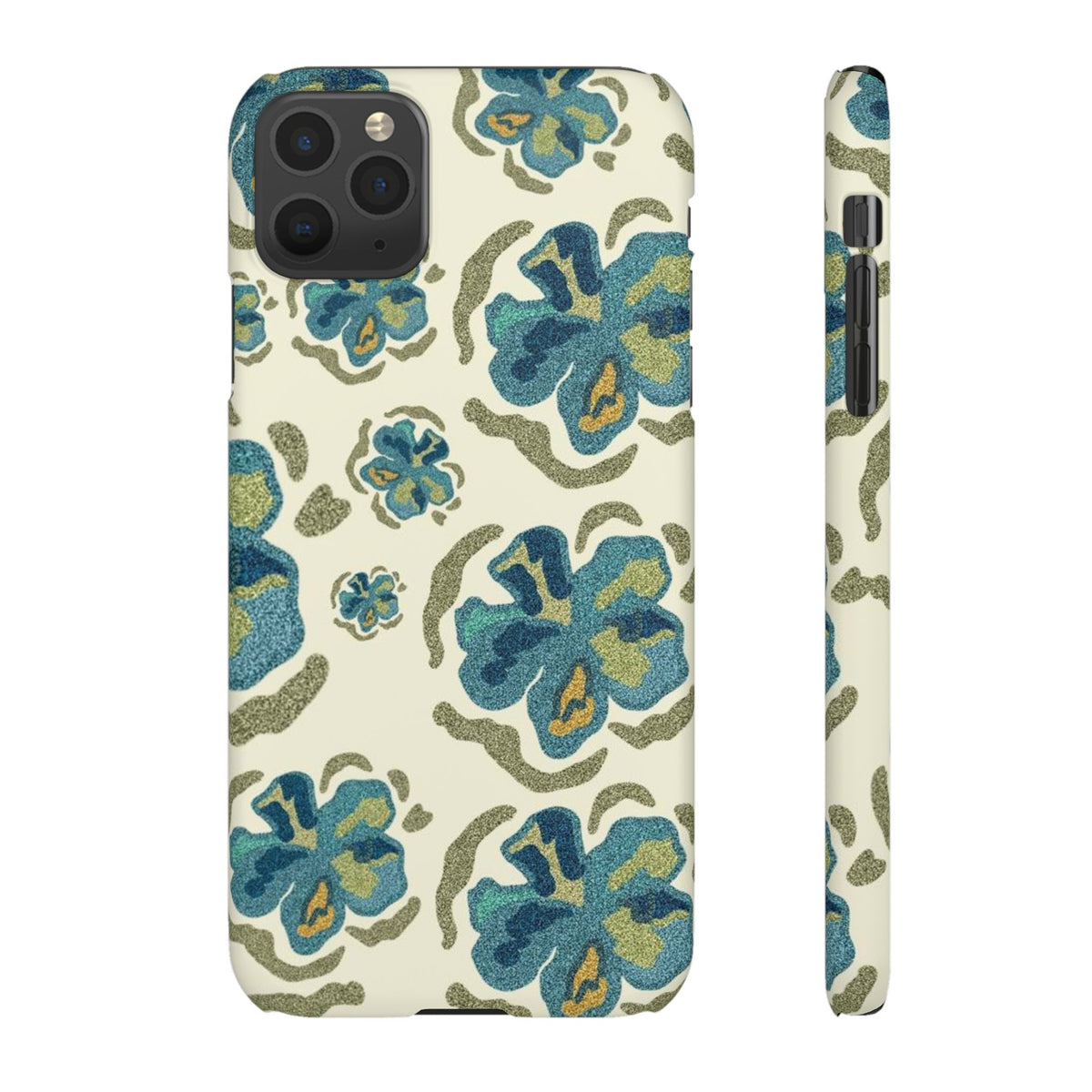 Slim Case – Blue Flowers