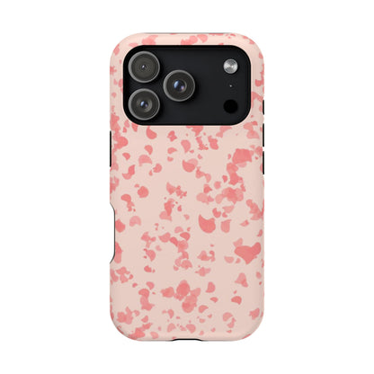 Phone Case (Pink Leaves)