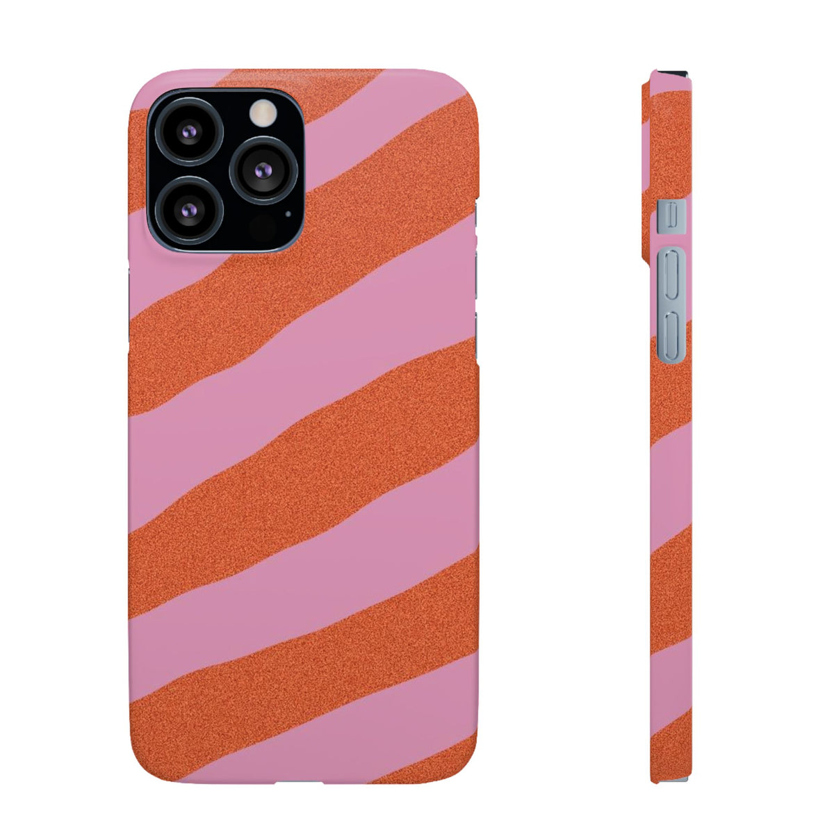 Slim Case – Orange and Pink Lines