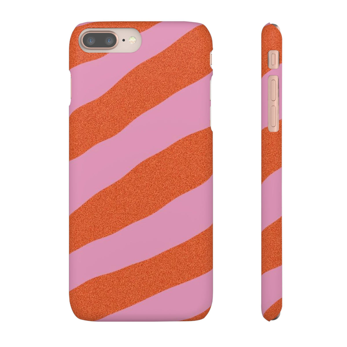 Slim Case – Orange and Pink Lines