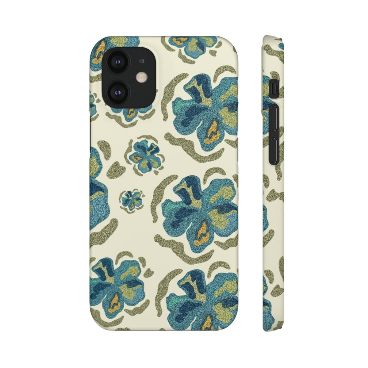 Slim Case – Blue Flowers