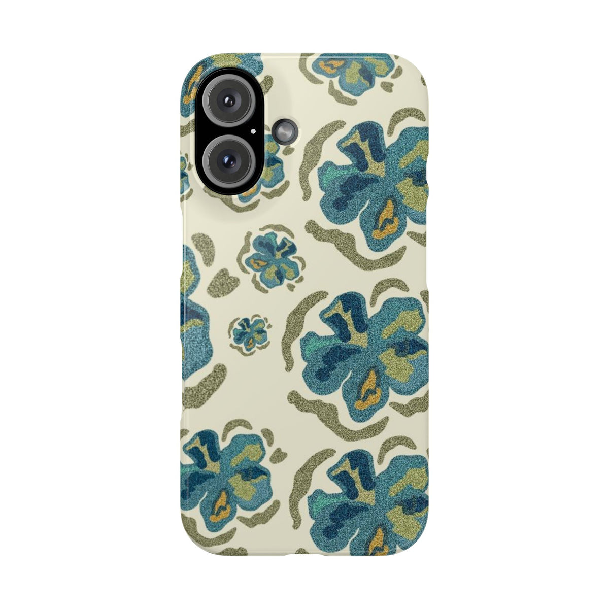 Slim Case – Blue Flowers