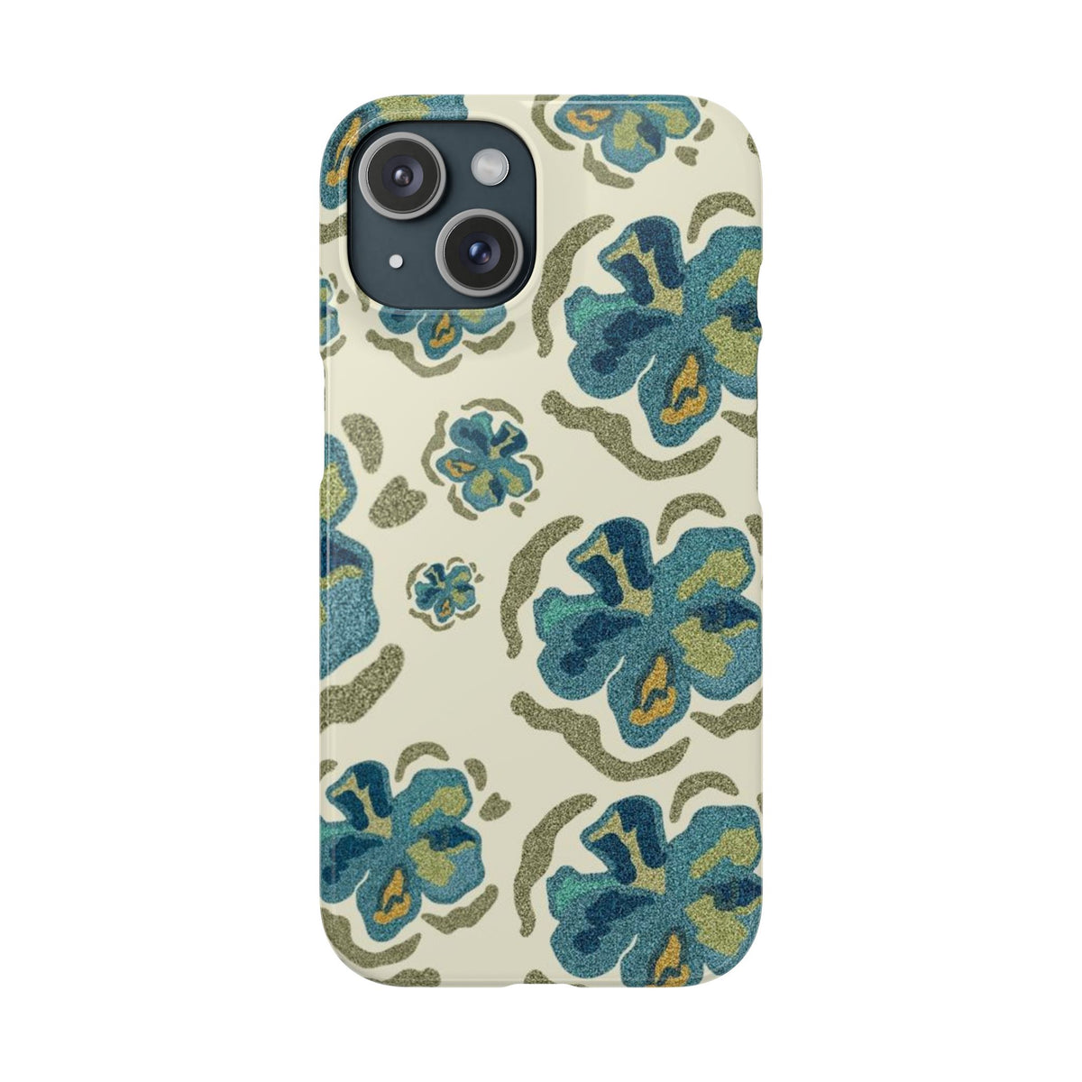 Slim Case – Blue Flowers