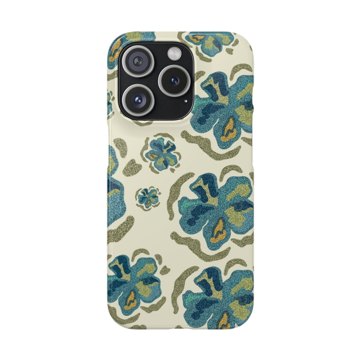 Slim Case – Blue Flowers