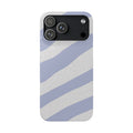 Slim case – Light Blue Lines