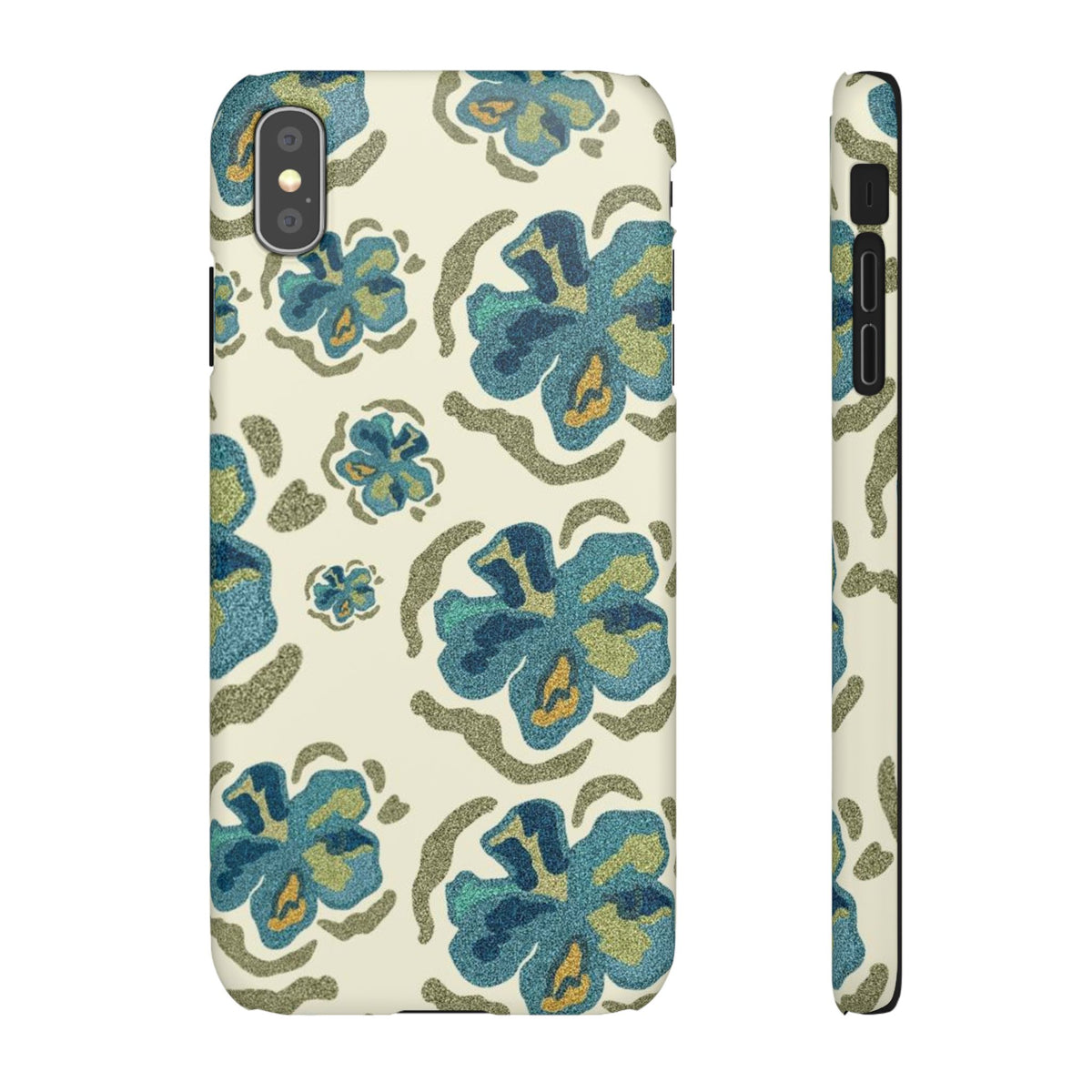 Slim Case – Blue Flowers