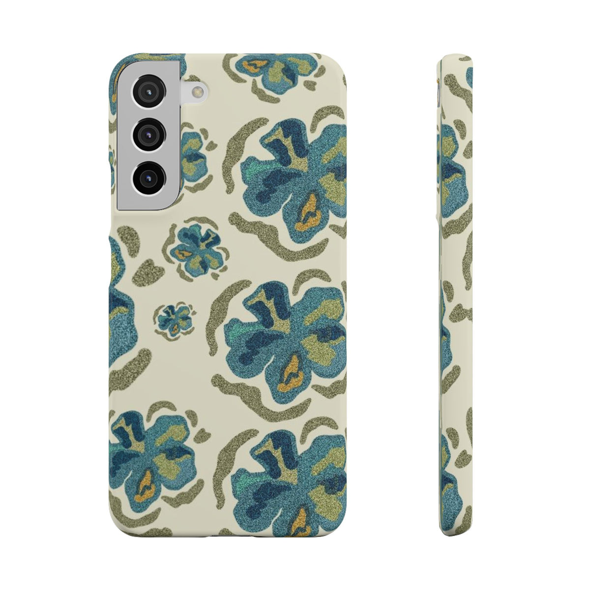 Slim Case – Blue Flowers