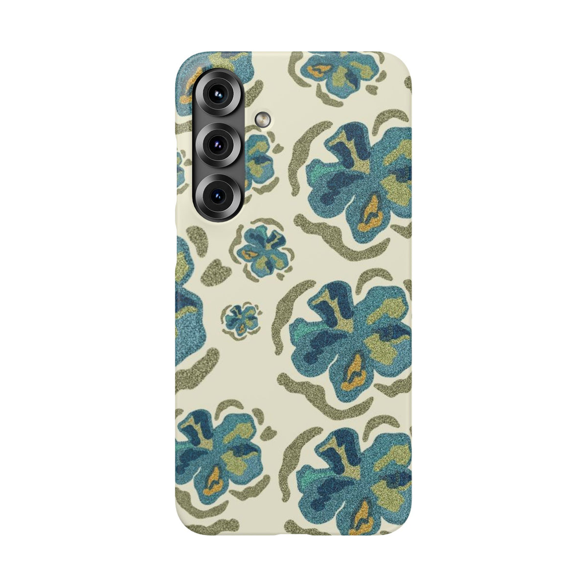 Slim Case – Blue Flowers