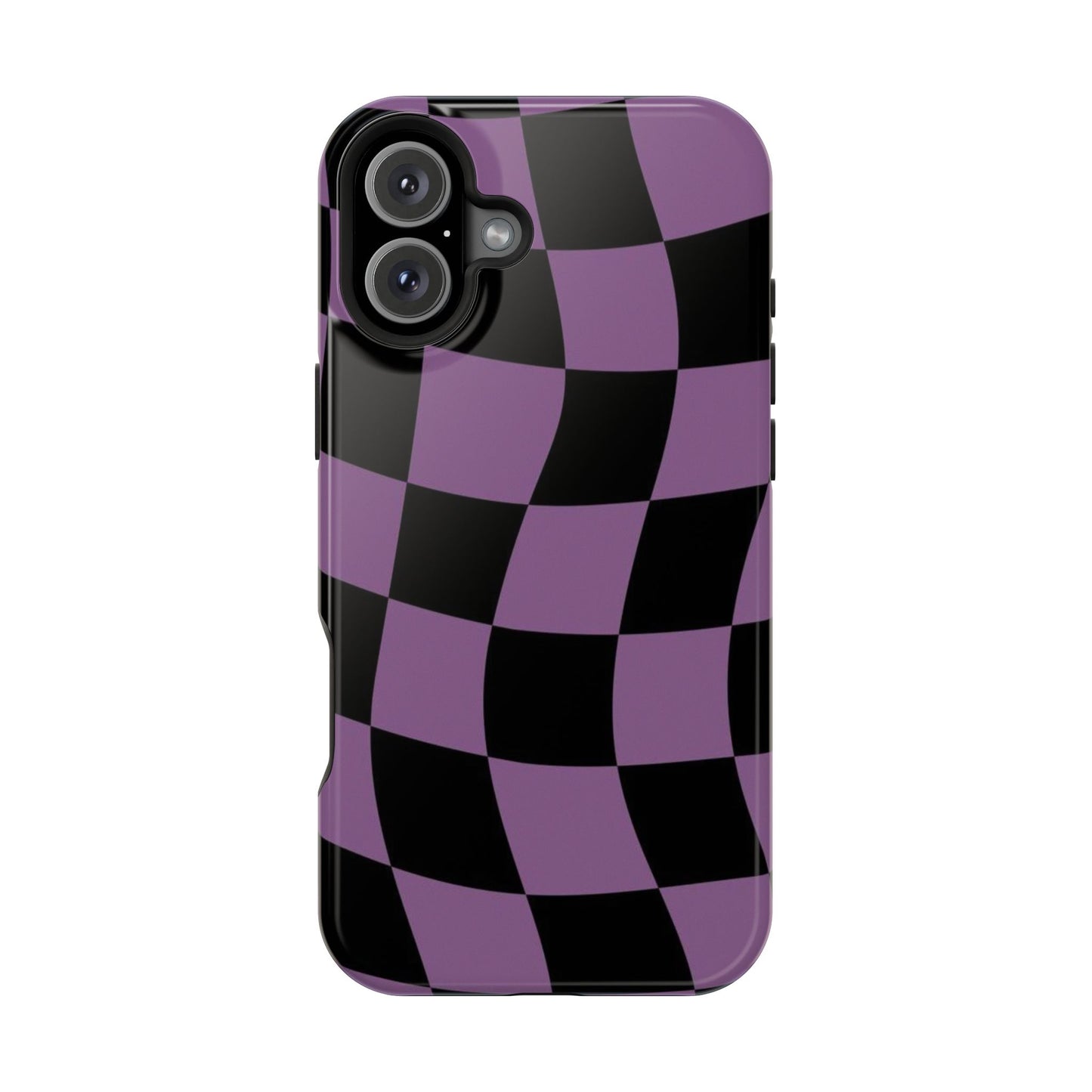 Phone Case (Purple Checkered)