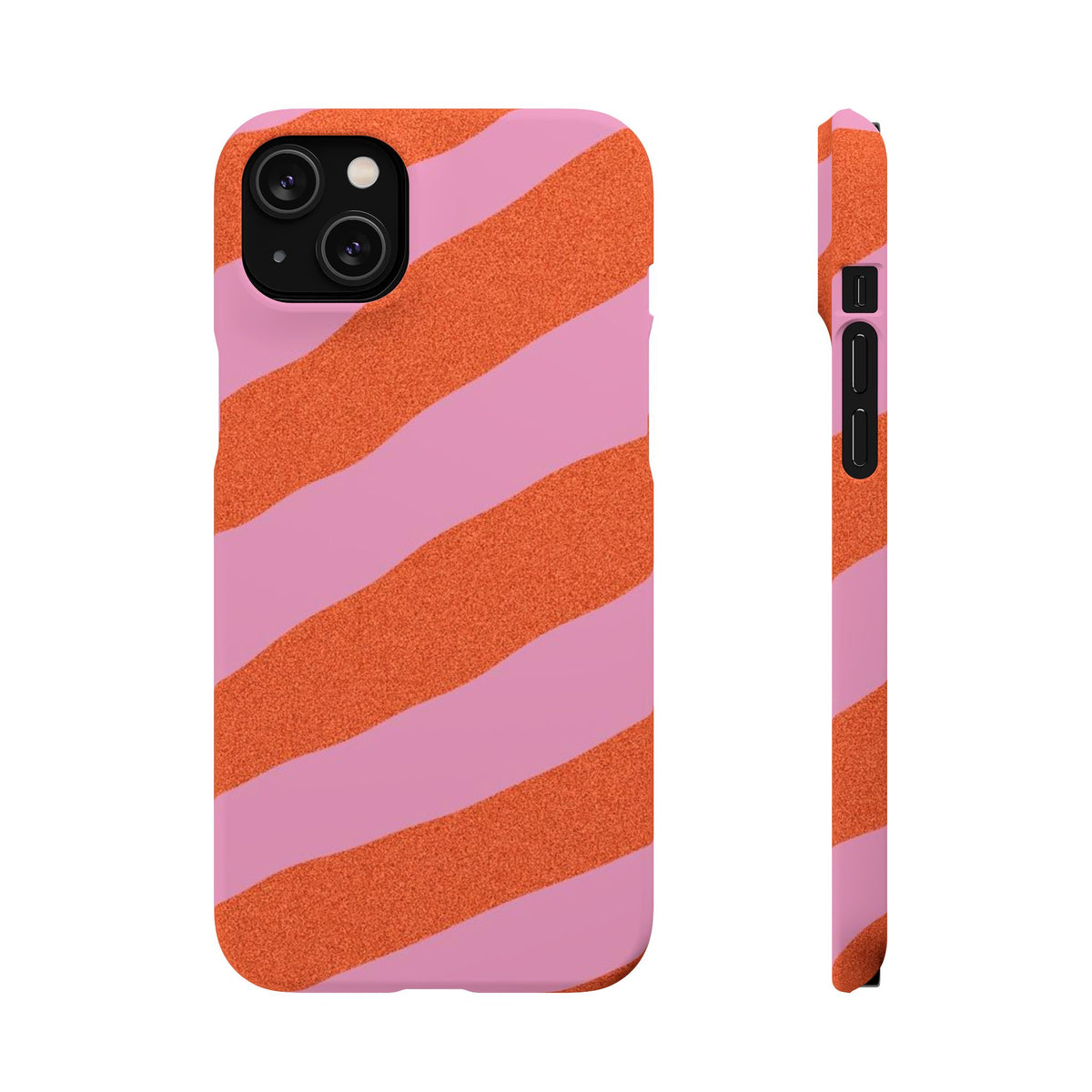 Slim Case – Orange and Pink Lines