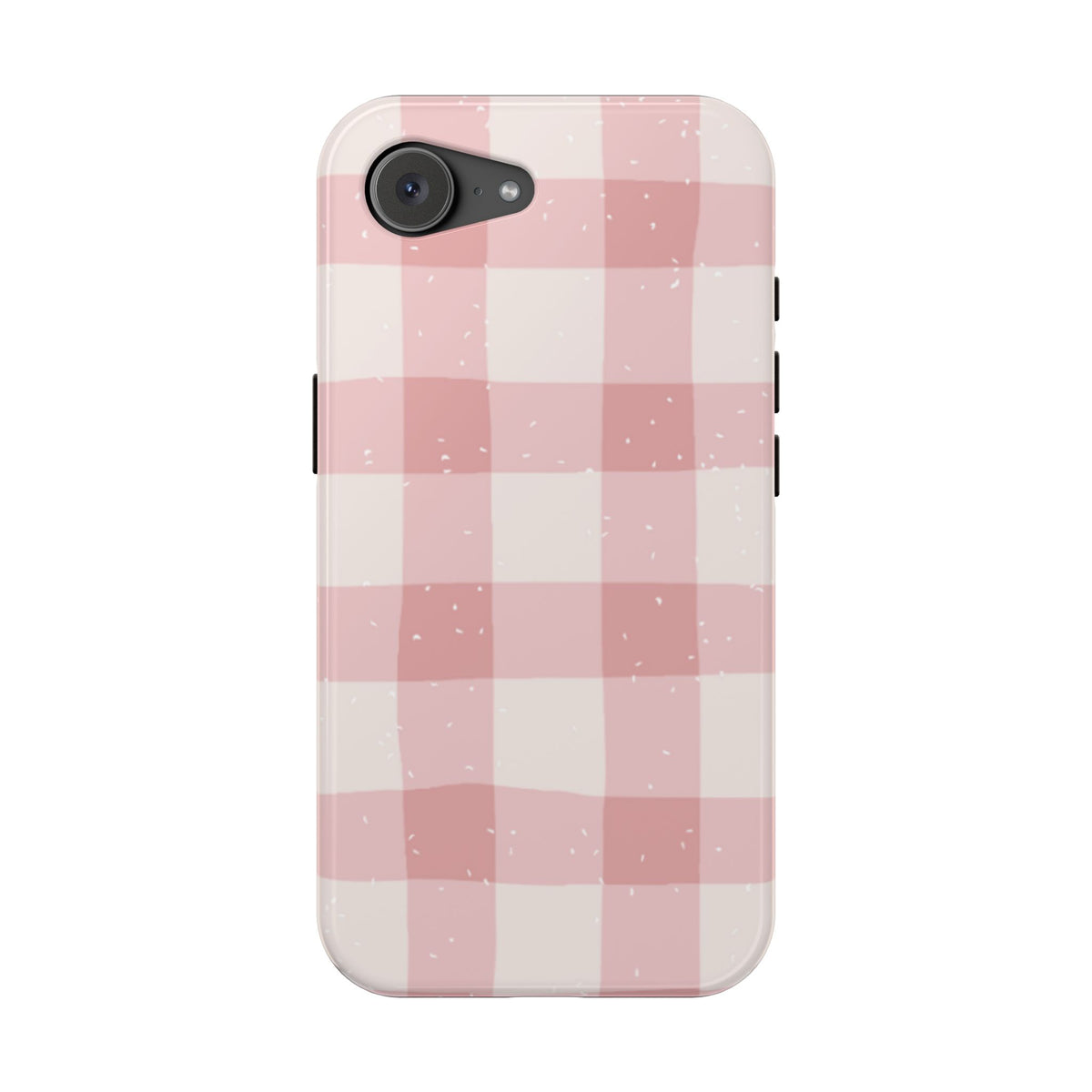 Magnetic Phone Case (Pink Checkered)