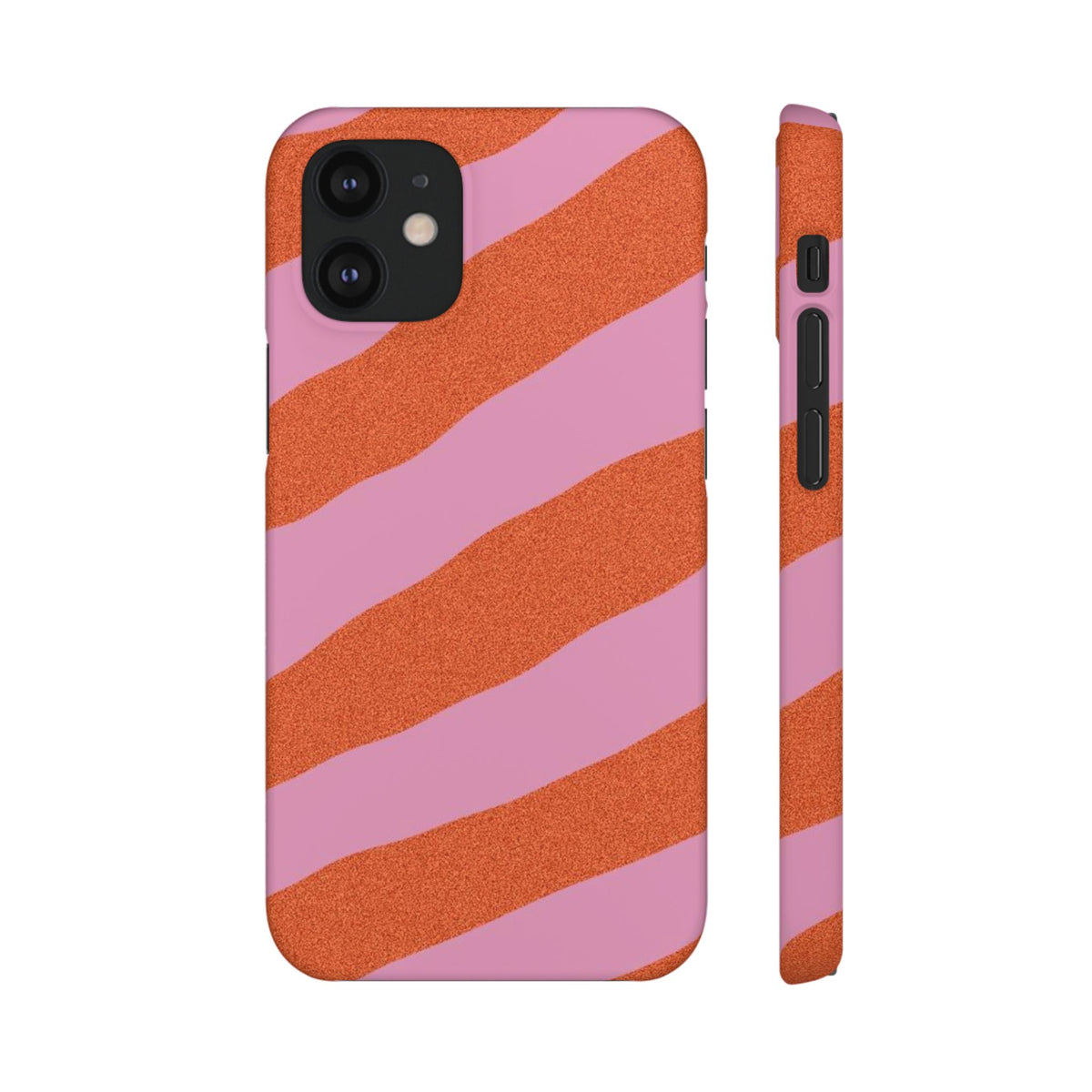 Slim Case – Orange and Pink Lines